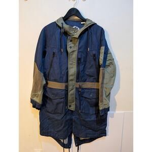 Levi's Made & Crafted x White Mountaineering Denim Parka Jacket Oversized Sz XS